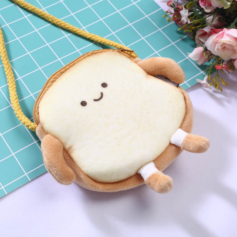 Túi Đeo Chéo Hình Bánh Mì Nướng Xinh Xắn