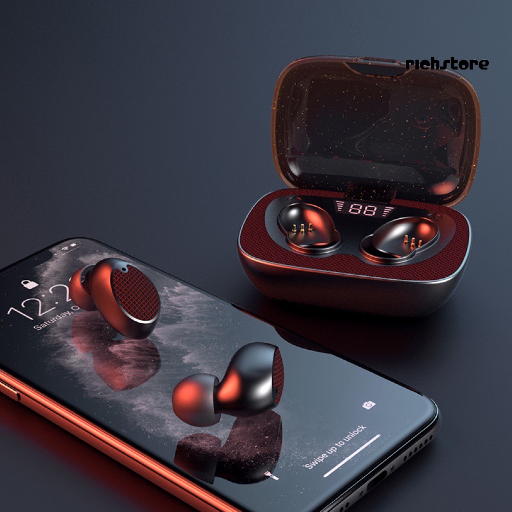Tai Nghe Nhét Tai Kết Nối Bluetooth 5.0 Với Hộp Sạc