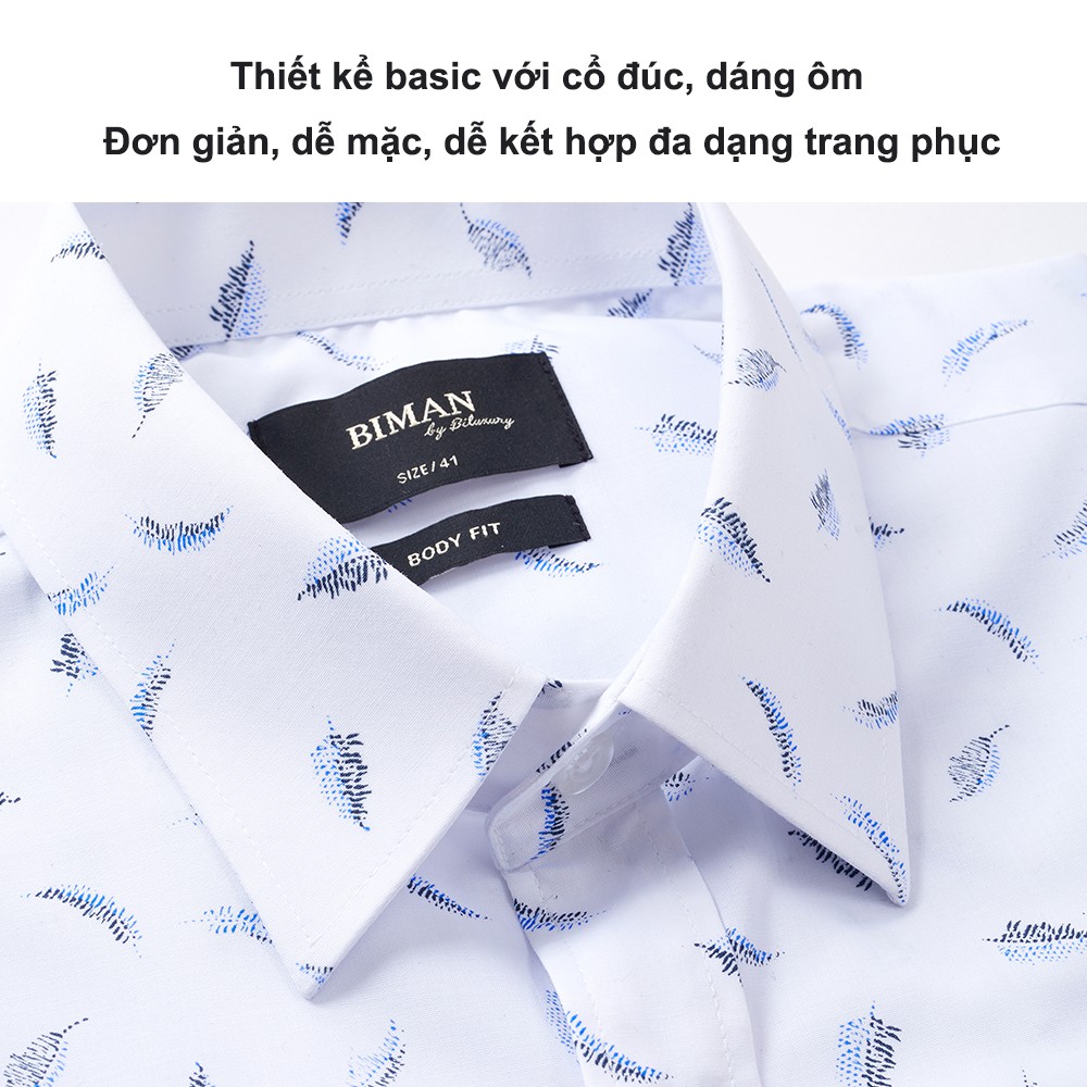[Mã FAMALLT5 giảm 15% đơn 150K] Áo sơ mi nam Biman by Biluxury 3SMDT10067T00 (xanh sáng pha phối) và trắng 4SMCH007TRT | BigBuy360 - bigbuy360.vn
