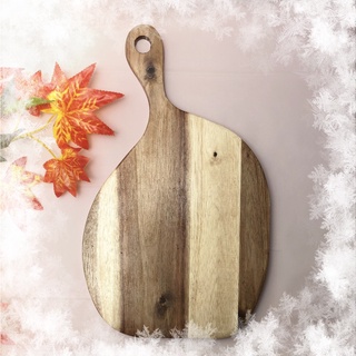 Thớt gỗ siêu cute dùng decor thức ăn