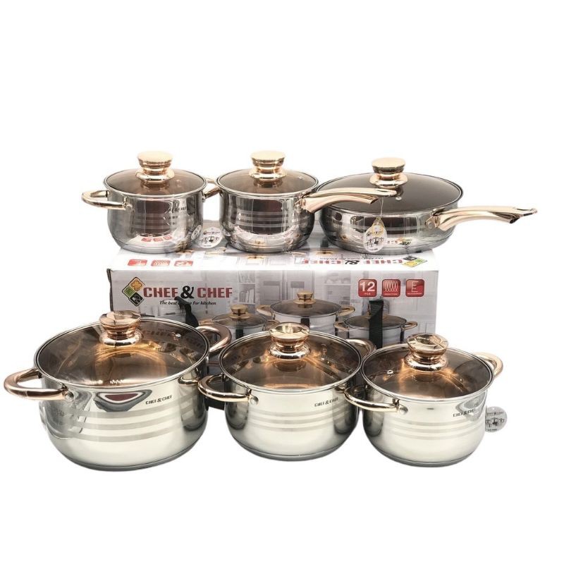 Bộ nồi 6 món Chef & Chef công nghệ Đức