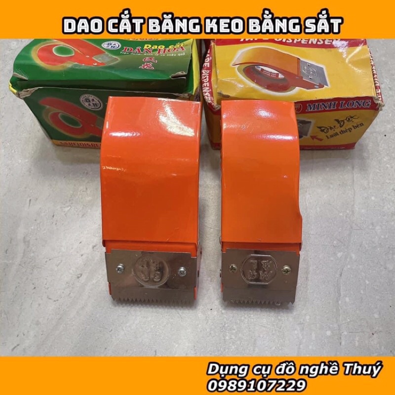 Dao Cắt Băng Keo Dân Hoa Cầm Tay 5Cm-6Cm, Bằng Sắt Chính Hãng