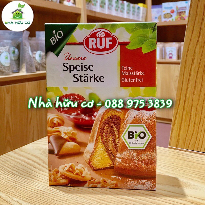 Tinh bột bắp hữu cơ Ruf làm bánh gato, bánh ngọt, pudding, bông lan, làm sệt các món súp, nước sốt ... ( Nhà Hữu Cơ ) | BigBuy360 - bigbuy360.vn
