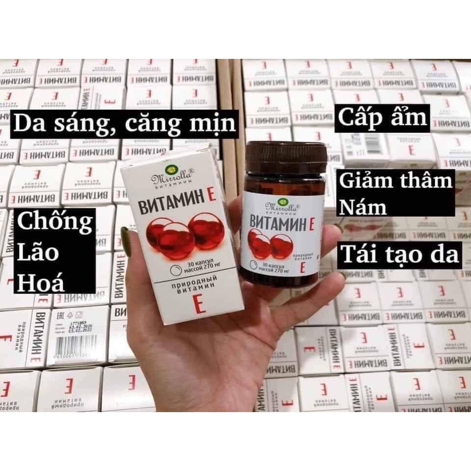 VIÊN VITAMIN E MIRROLLA