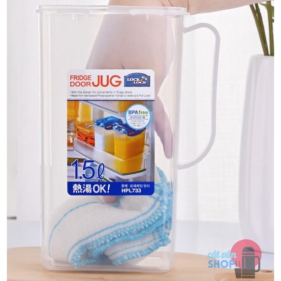 [Có Video] Bình Nước Lock&amp;Lock Jug 1.5L HPL733