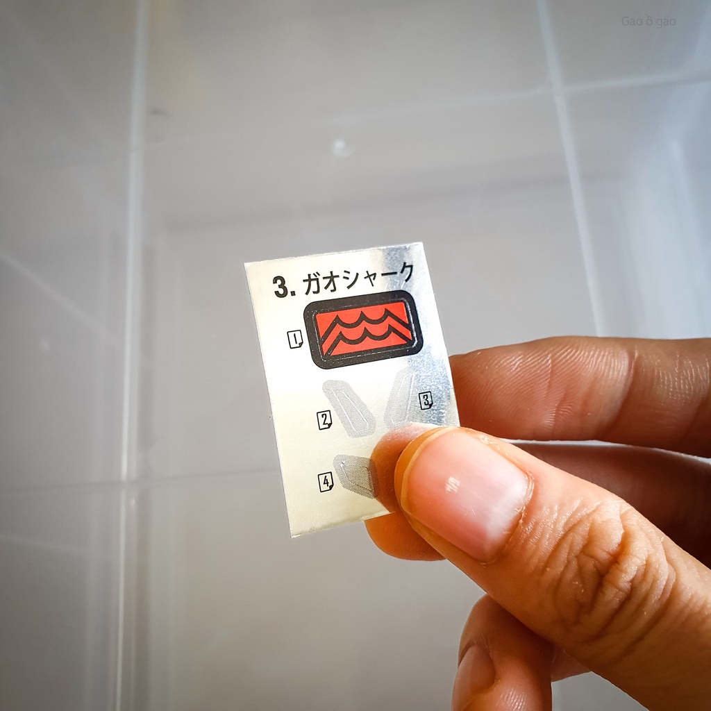 Decal Gao King SMP  Bền- Không Thấm - Tróc Khi Dính Mồ Hôi - Tem Gao King SMP