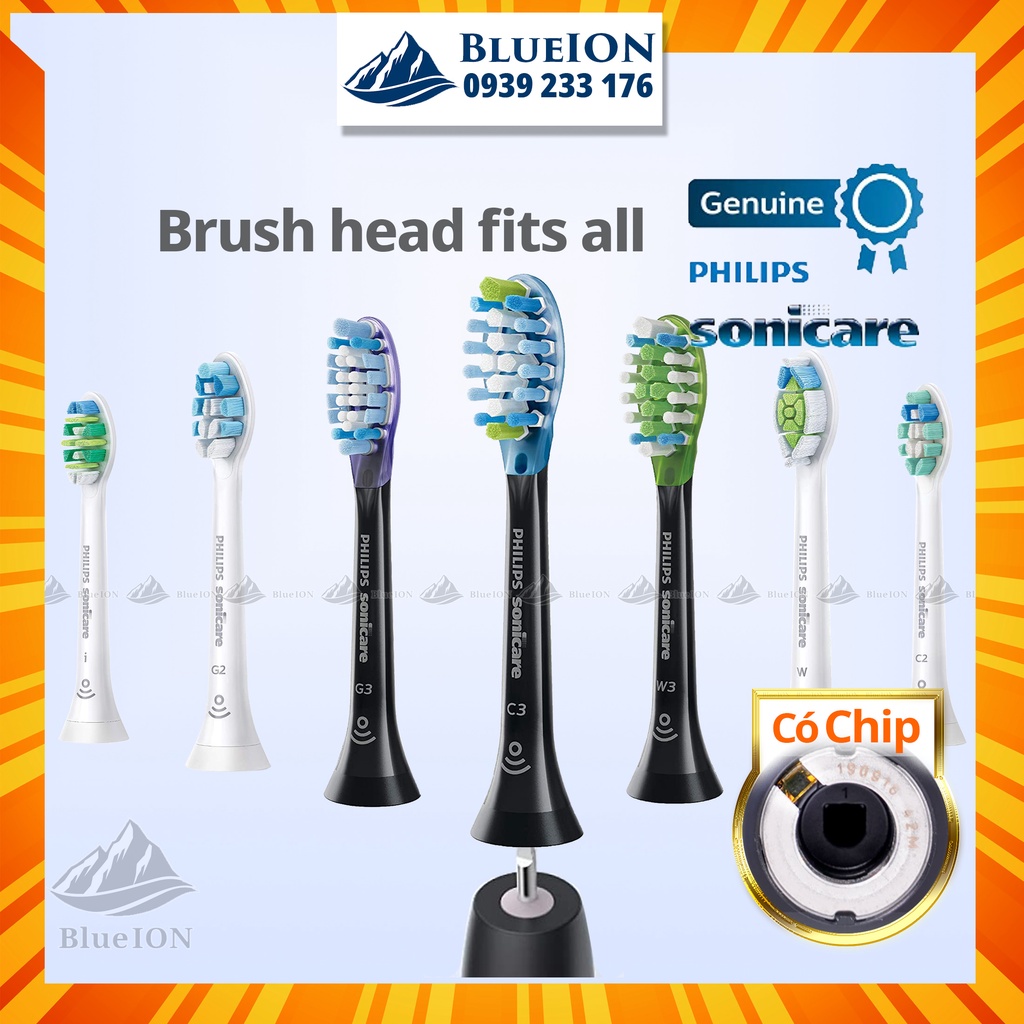 [HOT SALE] Đầu bàn chải điện Philips Sonicare các loại C2, G2, W, C3, G3, W3 (Hàng Mỹ)