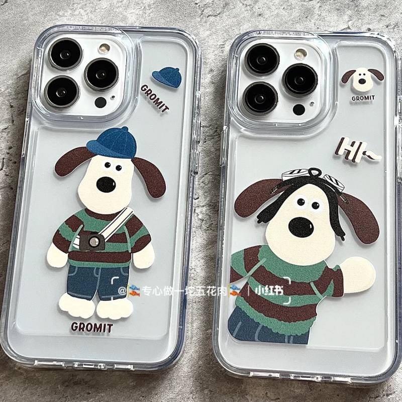 Wallace and Gromit for Apple 11/12Promax Phone Case Iphone13/X/Xr/Xsmax e17H