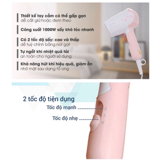 Máy sấy tóc Philips HP8180 - Hàng chính hãng