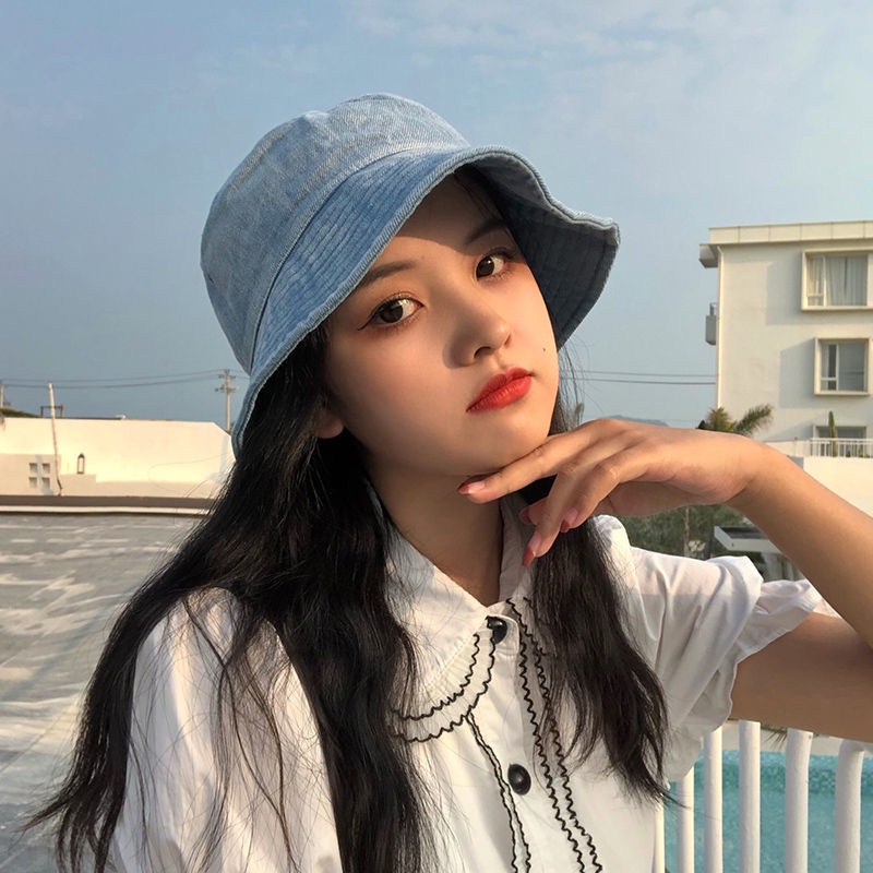 Nón Tai Bèo Kiểu Cao Bồi Hàn Quốc Thời Trang Xuân Hè Cho Nữ Dễ Phối Đồ