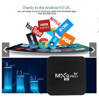 Đầu Tv Box 5g Mxq Pro 4k 8gb + 128gb Android Ultra Hd Android 9.0 3d Player Smart Tv Box