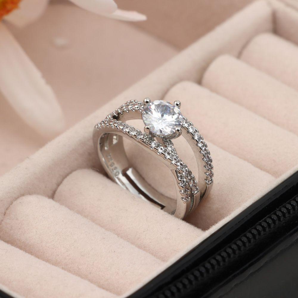 Nhẫn Dạng Mở Màu Sắc Thời Trang Dành Cho Cặp Đôi