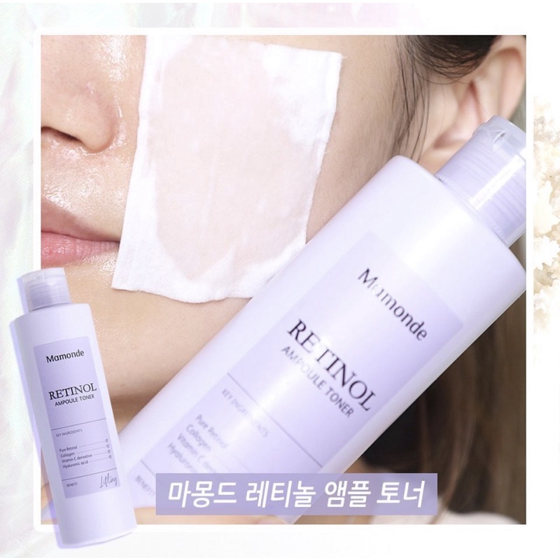 Nước cân bằng Mamonde Retinol ampoule toner 250ml