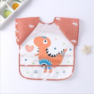 Áo Yếm ăn dặm chống thấm, có máng cho bé shopbabe84
