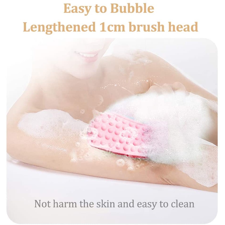 Dây Đai Silicone Chà Lưng Tẩy Tế Bào Chết Dễ Dàng Làm Sạch