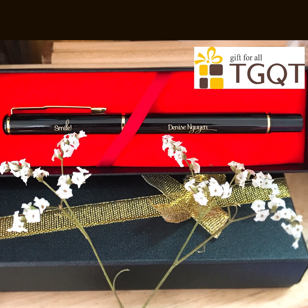 Bút Kim Loại Khắc Chữ Miễn Phí Theo Yêu Cầu - Quà Tặng Tinh Tế Ý Nghĩa Dành Tặng Bạn Bè, Người Thân