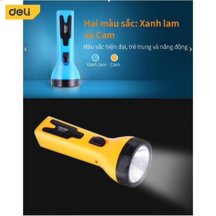 [LIFEDL157] Đèn Pin Siêu Sáng Deli - Đèn Pha Đa Năng, Chỉnh Được Chế Độ - Sạc Điện Trực Tiếp, Bảo Vệ Môi Trường - 3662 .