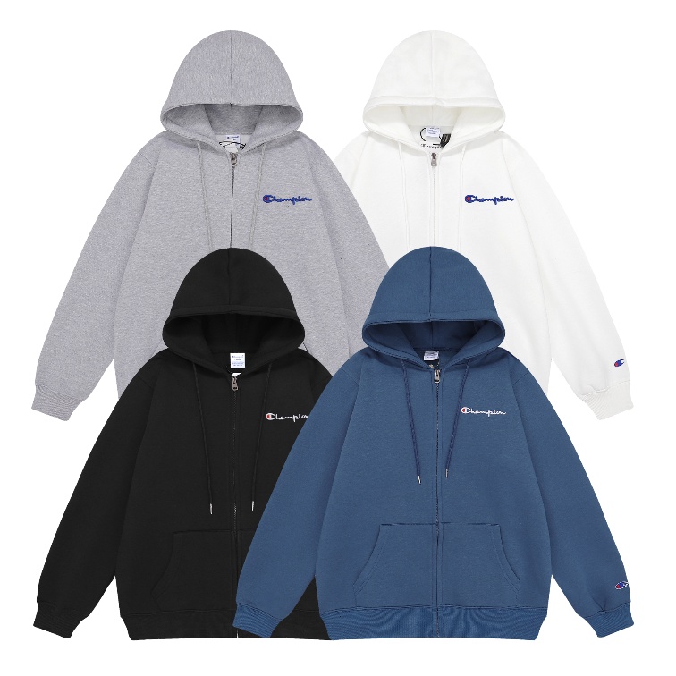 Áo Hoodie Cotton Tay Dài Thêu Họa Tiết Thời Trang Thu Đông Dành Cho Cặp Đôi