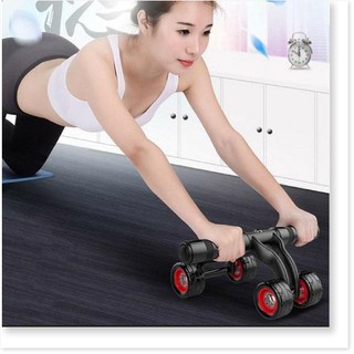 con lăn tập bụng 4 bánh - full box ( hàng loại 1)