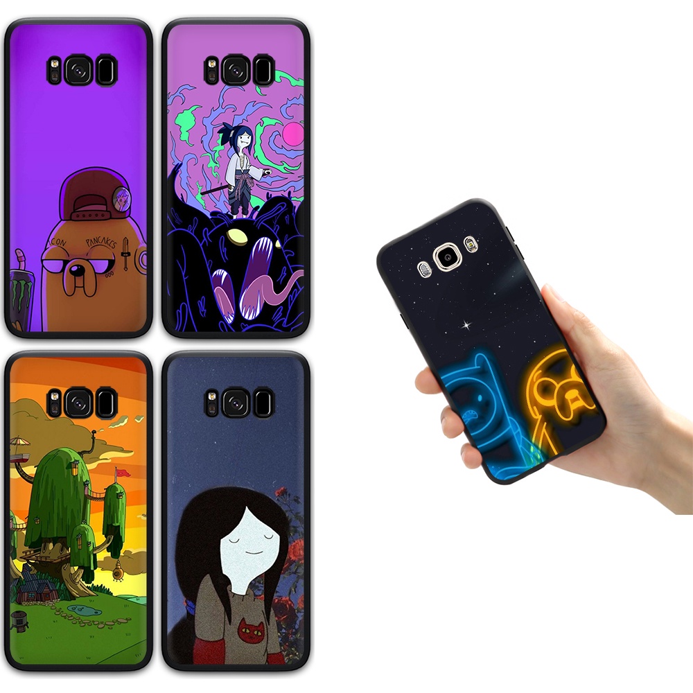 Ốp Điện Thoại TPU Dẻo Họa Tiết adventure time Dễ Thương Cho Samsung Galaxy J2 J5 Prime Note 8 9 10 20 Ultra Plus Lite Quantum 2