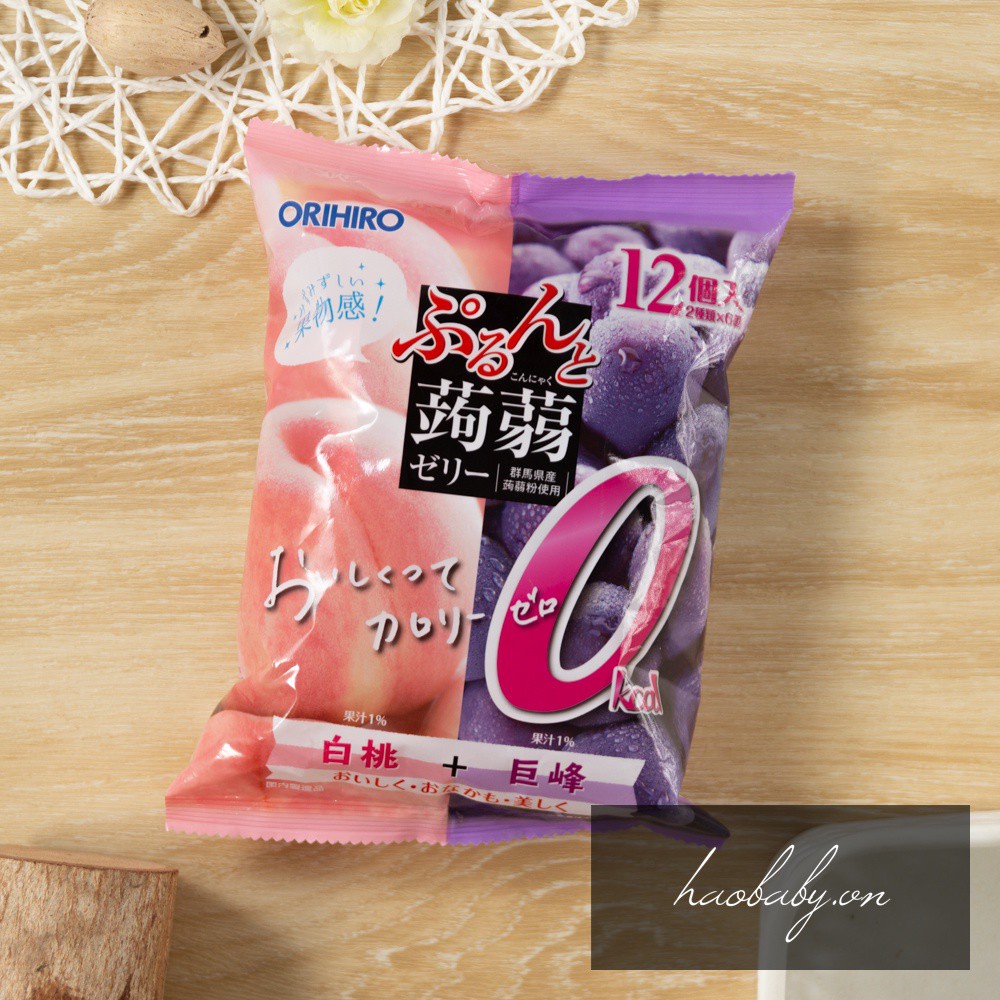 Ăn dặm cho bé Thạch Trái Cây Orihiro Nhật các vị