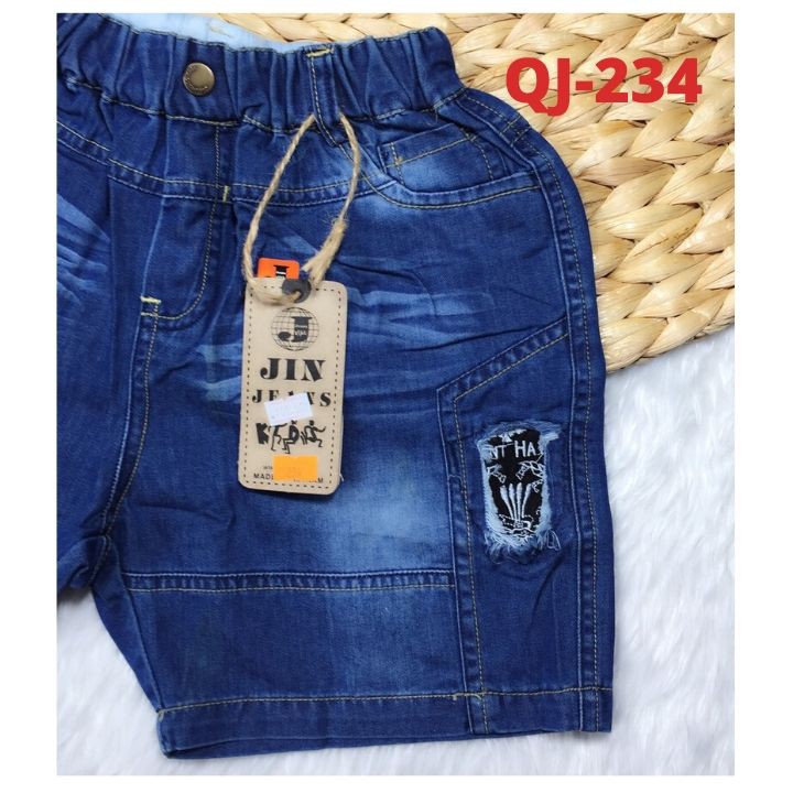 Quần Jean bé trai size từ 17-35kg. Chất liệu jean lưng thun co giãn thoải mái cho bé vận động - Tomchukids