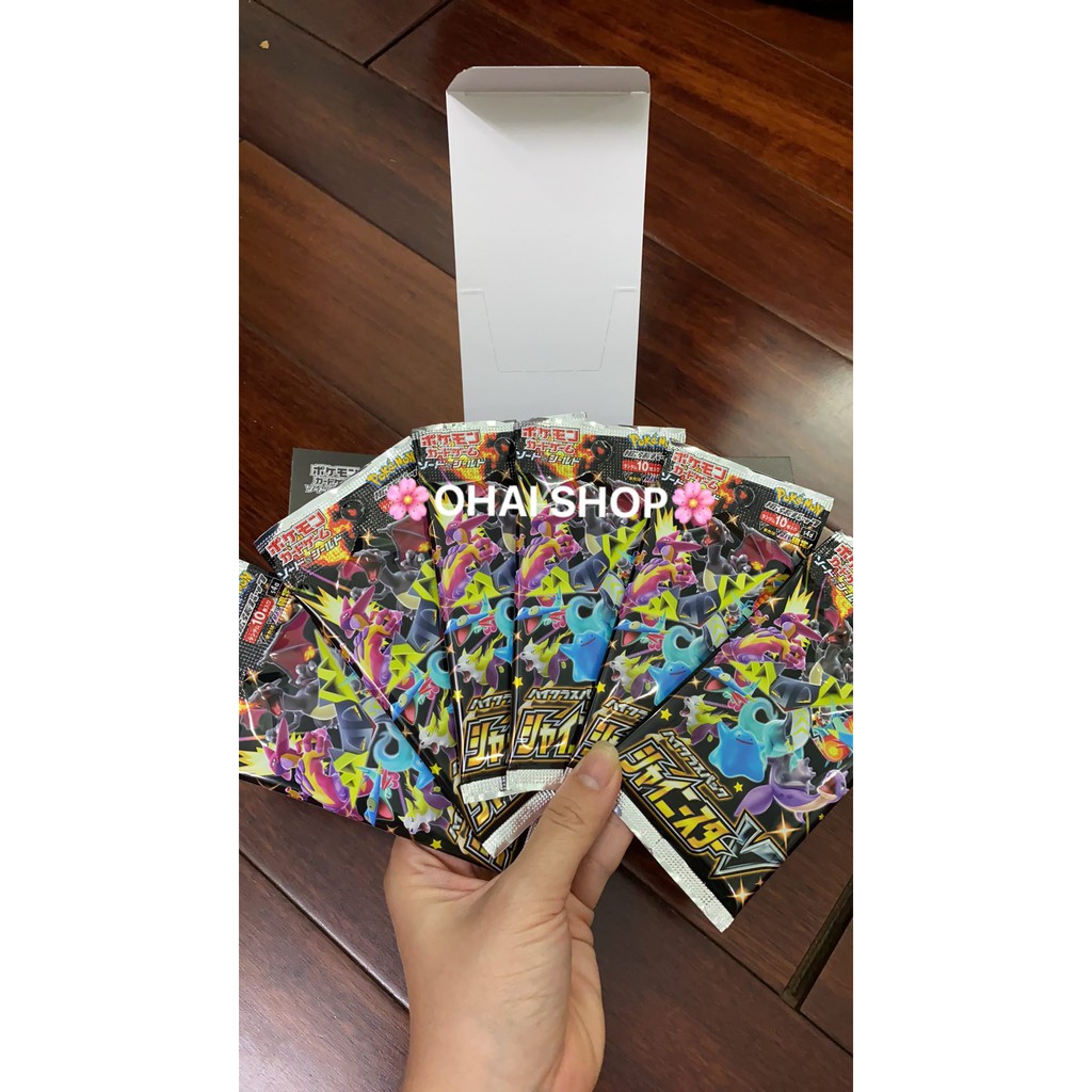 Pack Bài Lẻ Pokémon TCG: Pokemon Card Sword & Shield Shiny Star V Box High Class Tiếng Nhật s4a Chính Hãng