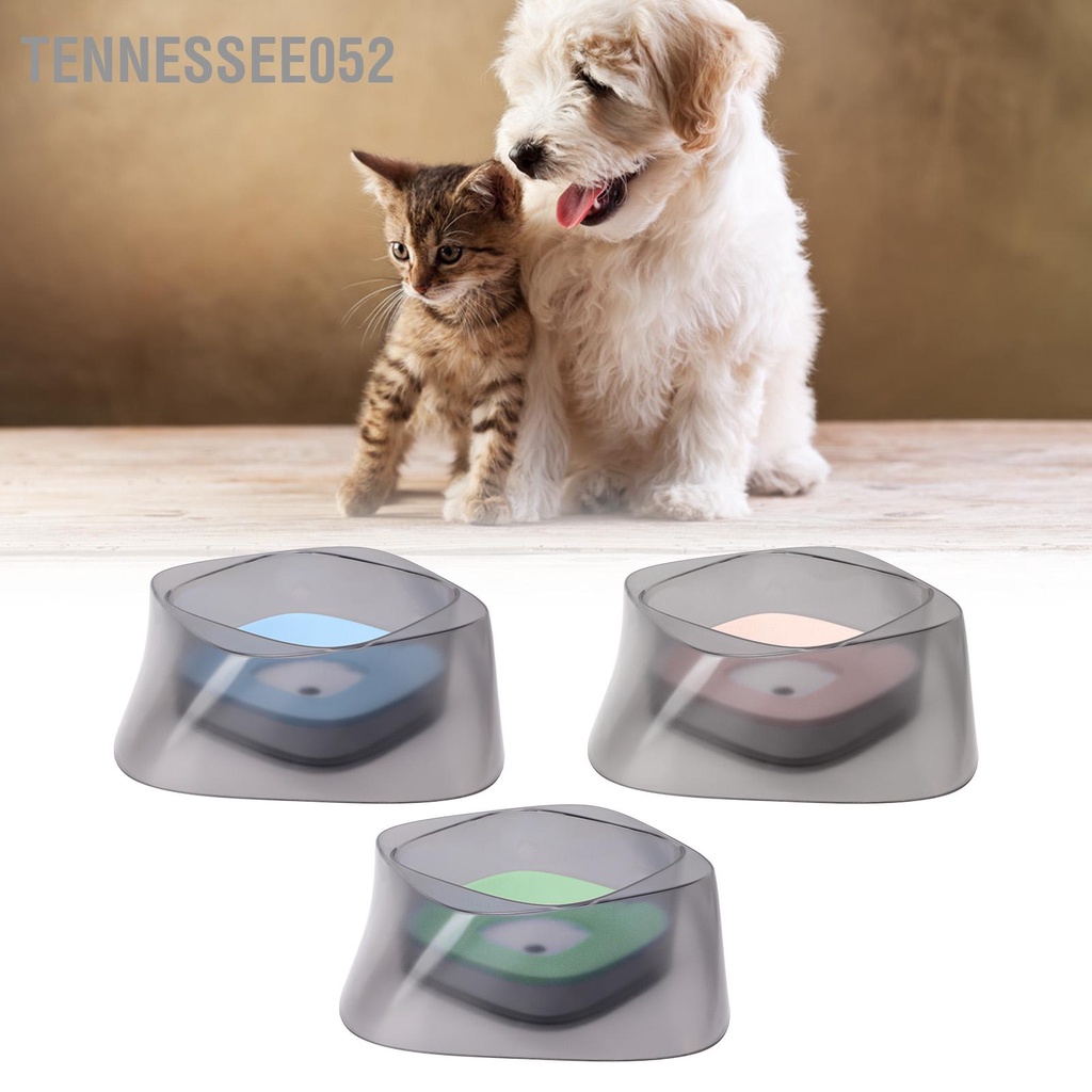 Hàng Sẵn Bát uống nước tự dâng cho chó mèo Tô nổi cho thú cưng Đa chức năng Chống tràn nước【Tennessee052】