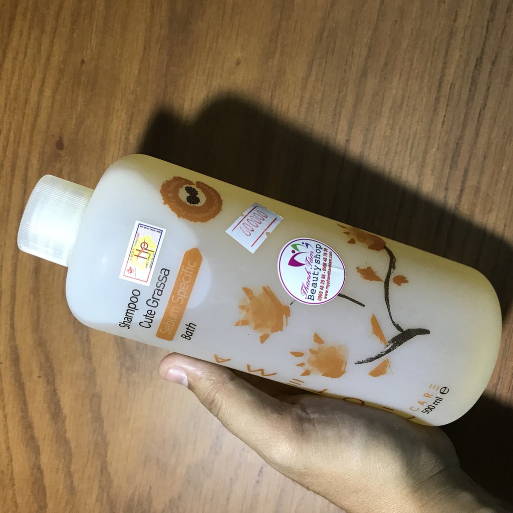 Dầu Gội Chống Nhờn Cute Grassa Purifying Shampoo TEOTEMA 500ml