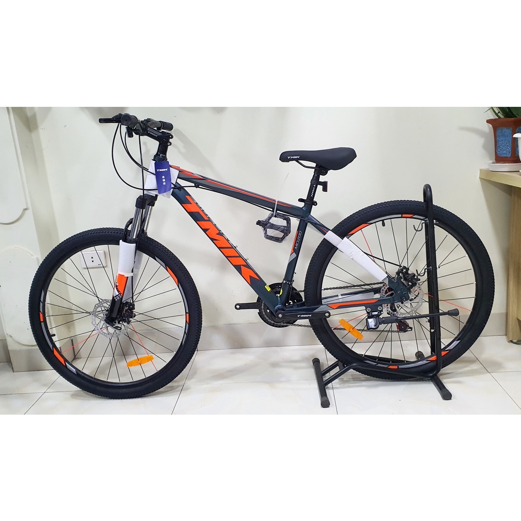 Xe Đạp Thể Thao TMIK MD200 Vành 27,5Inch Khung Nhôm Tặng Ngay Chắn Bùn, Bình Nước, Giá Đỡ Bình Nước,