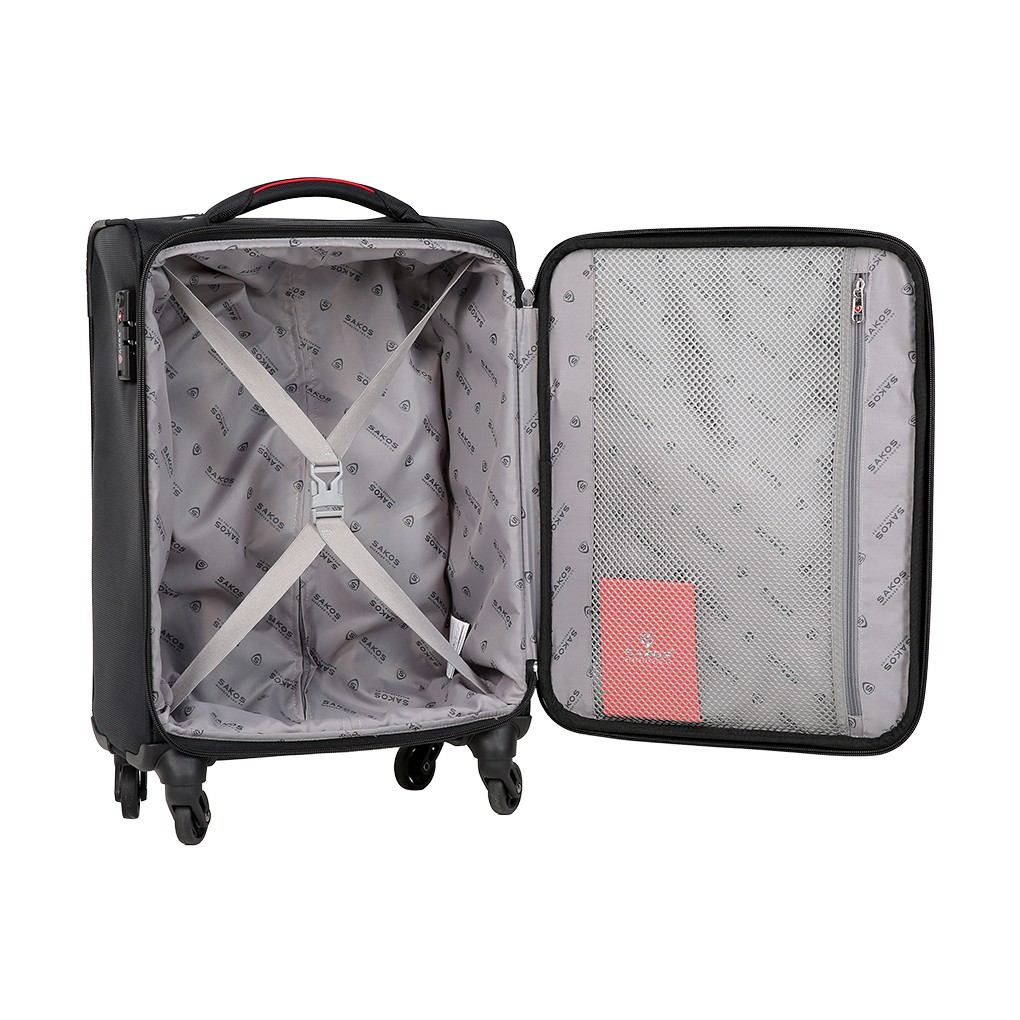 Vali Kéo Vải Du Lịch SAKOS STARLINE 5 - Size S / Xách Tay  - Khóa TSA - Chống Thấm, Trượt Nước