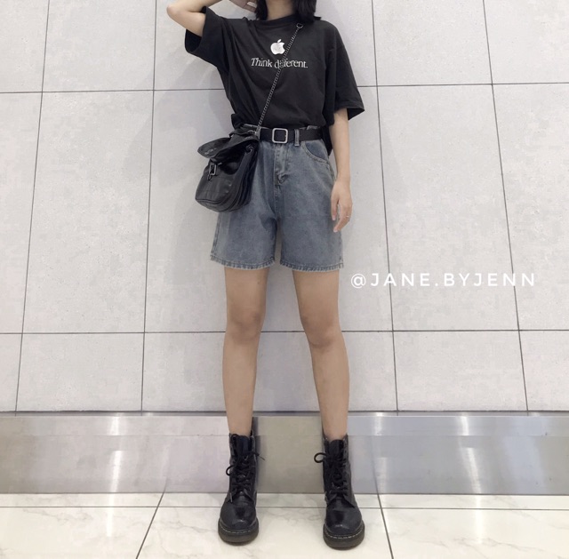 Quần short jeans ống lửng