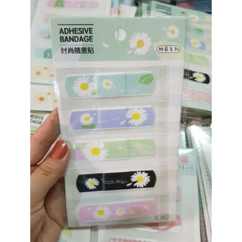 Set 4-5 Băng Dán Cá Nhân dễ thương sắ màu cute - VPP Brendo