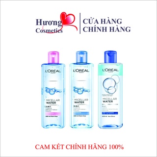Nước tẩy trang Loreal Nước tẩy trang L'Oreal Paris 3-in-1 Micellar Water 400ml