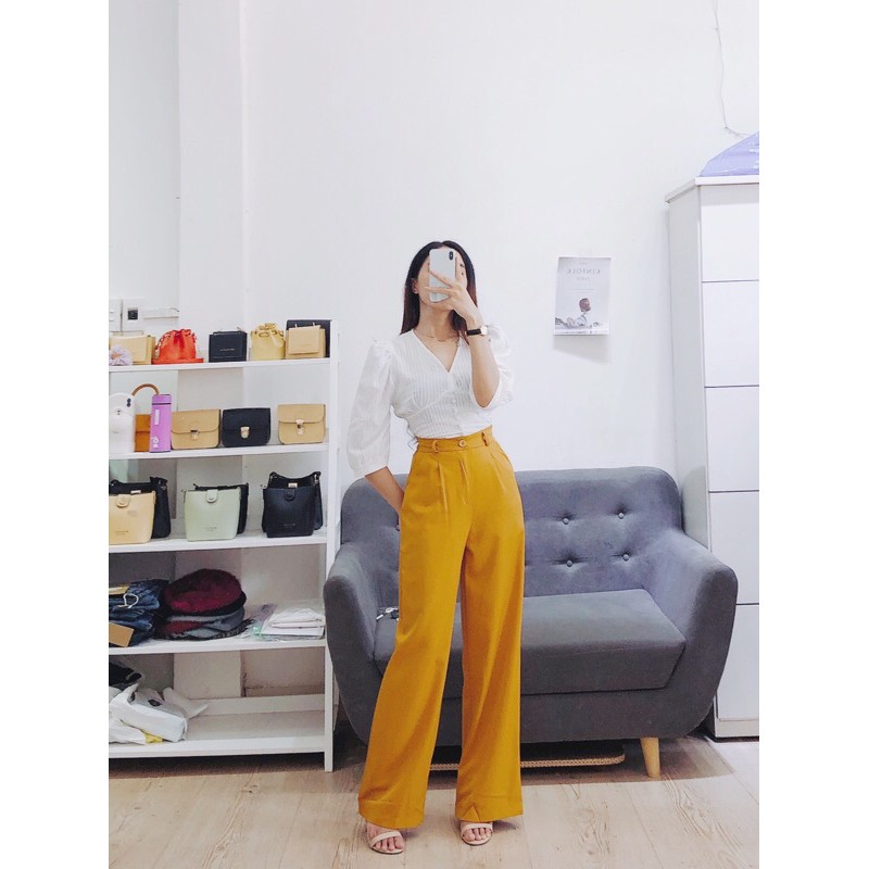 Quần suôn culottes