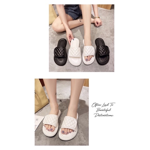 ✨💕Dép quai ngang có đệm mềm chân💕