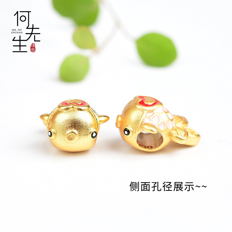 Vòng Tay Dây Xỏ Hạt Màu Vàng Cát Không Gây Dị Ứng Chất Lượng Cao diy