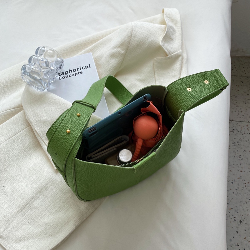 Túi Đeo Chéo Màu Trơn Đơn Giản Thời Trang Cho Nữ