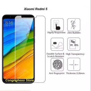 Kính cường lực cho xiaomi red mi5
