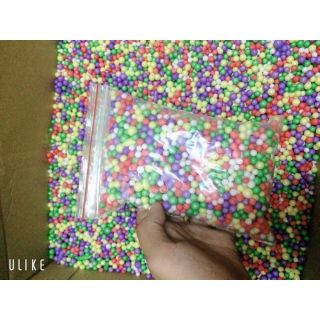 Xốp nhiều màu trang trí slime