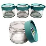 (ĐẠI HẠ GIÁ) Combo 04 lọ đựng gia vị nắp tròn vặn GLASSLOCK .250ml | BigBuy360 - bigbuy360.vn