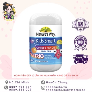 Nature's Way Omega-3 Fish Oil Trio - Viên Nang Bổ Sung Omega 3 Cho Bé