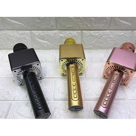 Mic bluetooth hát karaoke ws-858 kèm loa âm thanh chuẩn