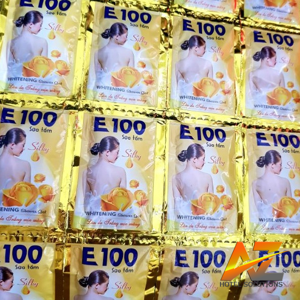 Sữa tắm E100 giá rẻ chuyên dùng cho nhà nghỉ khách sạn