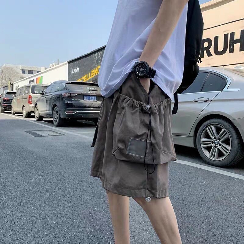 quần short kaki ống rộng nam và nữ
