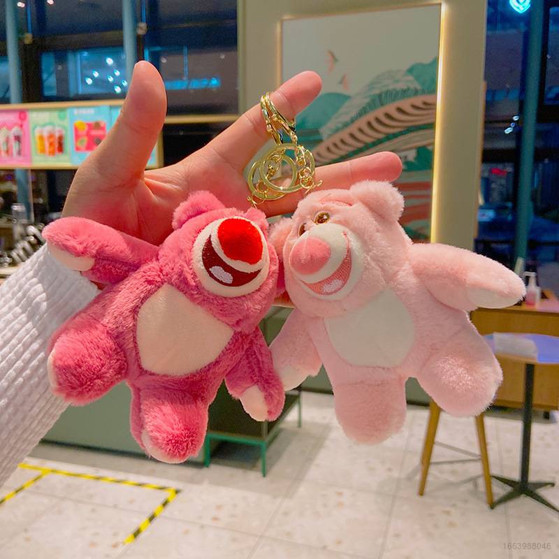 Móc Khóa Búp Bê Hoạt Hình Toy Story Lotso Nhồi Bông Đáng Yêu