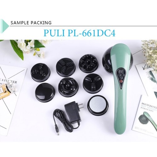 [Mã 44FMCGSALE giảm 8% đơn 500K] Máy massage cầm tay pin sạc 8 đầu PULI PL-661DC4 - Điện tử