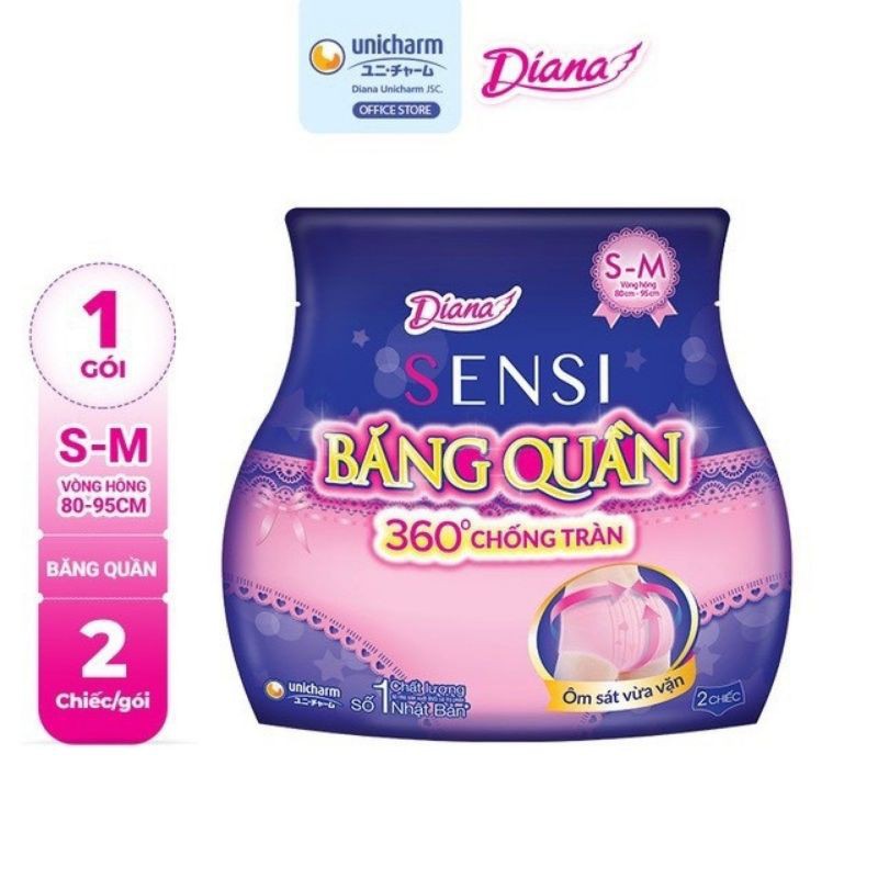 Băng vệ sinh Diana Ban Đêm Dạng Quần Size S-M