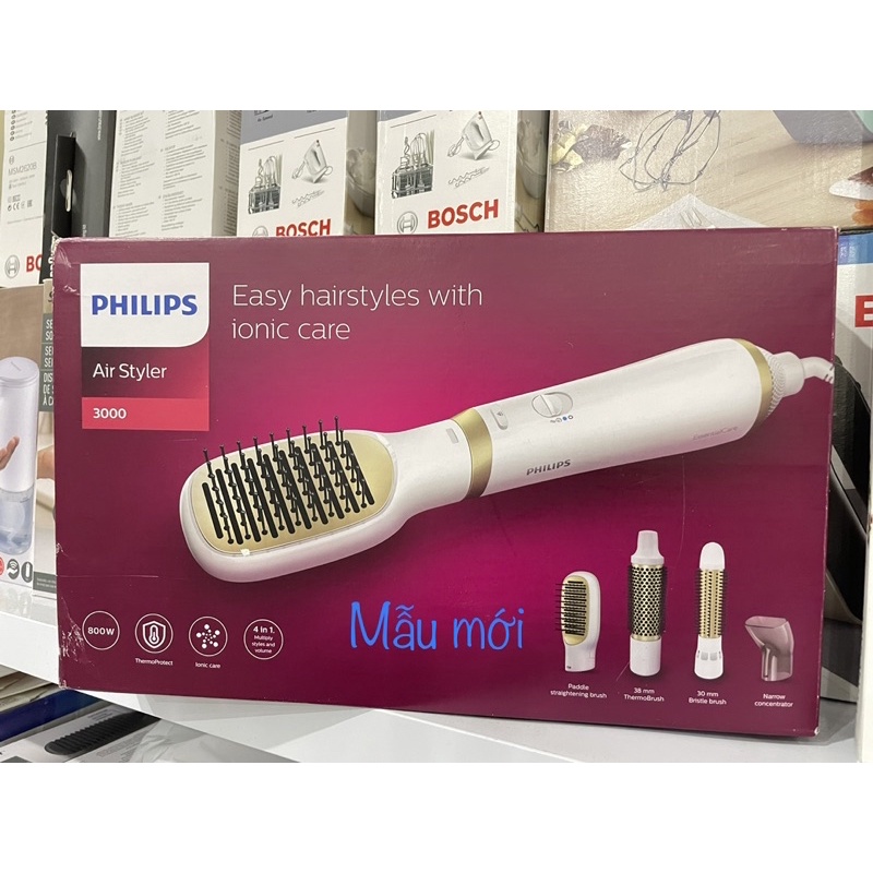 Lược điện sấy uốn tóc Philips EssentialCare HP 8663 Phụ kiện