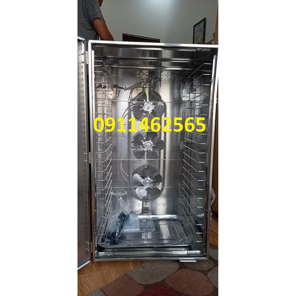 Máy sấy hoa quả -sấy thực phẩm khô 20 khay-inox 100%-bảo hành 1 năm